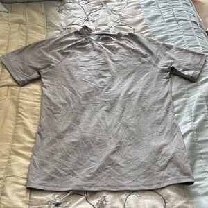 Gray Short Sleeve Swim Shirt